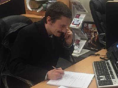 Participant during work experience